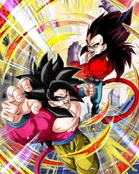SSJ4 Goku and Vegeta