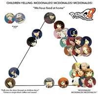 Persona Q2 McDonalds