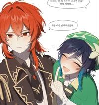Diluc and Venti