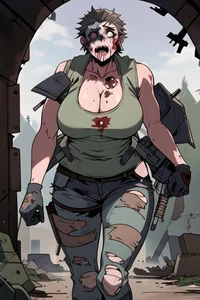 Army zombie wife