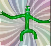 green rainbow friend