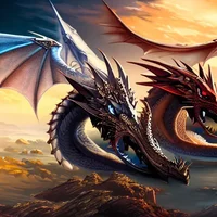 Dragon King and Quee