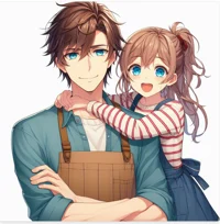 husband and daughter