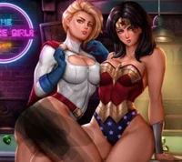 Powergirl y Wonder W