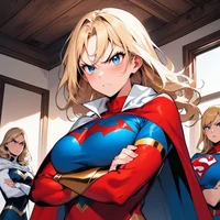 SuperHero arguing Gf