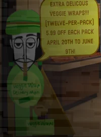 Veggie wraps deliver