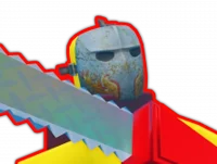 Red Chainsaw Battler