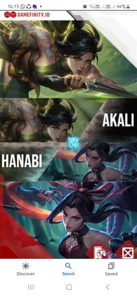Akali and Hanabi