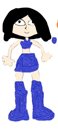 giltter blue
