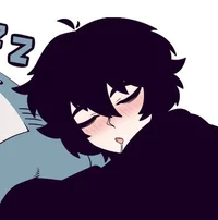 Sleeping Goth Femboy