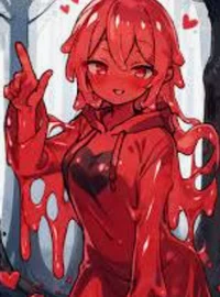 Red slime girl 