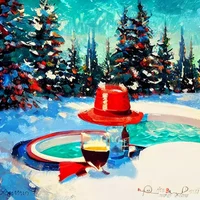 Hot Tub Winter Party