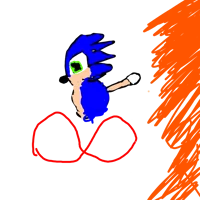 Sonic running