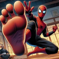 Spider-Man Kicking
