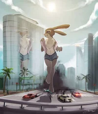Giantess Judy Hops