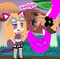 gacha wedgie