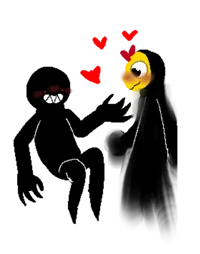 Shadow man and Cutie