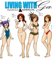 Hipster gamer girls
