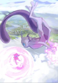 Mewtwo and Mew