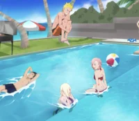 Naruto pool party