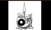 The eyeball candle 
