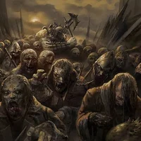 Zombie horde