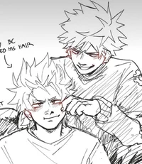Kirishima and Bakugo