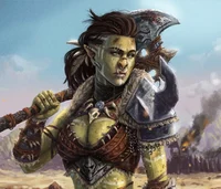 Female Orc Berserker