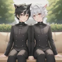 Twin cat boys