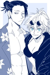 Geto and Female Gojo