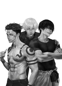 Gojo sukuna y toji