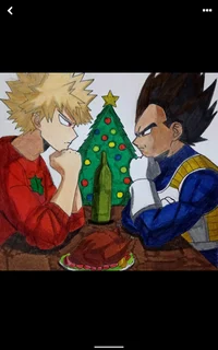 Bakugou y Vegeta 