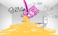 Gacha wedgie pee