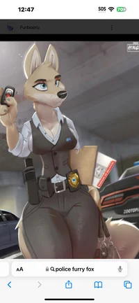 Detective female fox