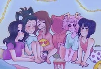 Mha girls sleepover