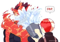 Enji and Shoto Todor