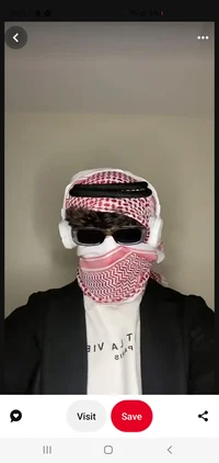 Arab masked boy