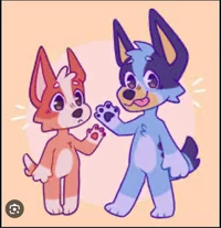 Bluey and dingo