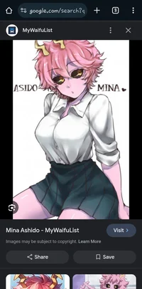 Senpai Mina Ashido