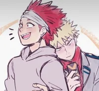 Kirishima and Bakugo