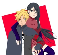 Boruto y Sarada 