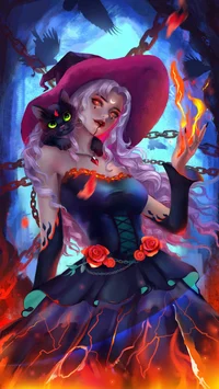 Fire Rose Witch