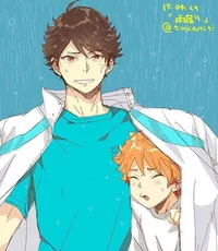 Oikawa and Hinata