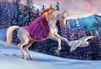Princess and unicorn
