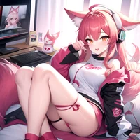 Kitsune Gamer girl