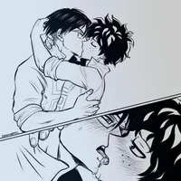 IidaDeku Gay Kissing