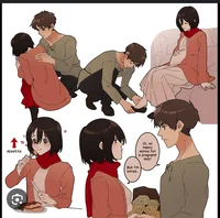 Eren and Mikasa