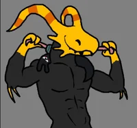 Buff orange lizard