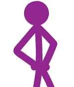 Purple Stickman