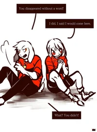 FellAsriel and chara